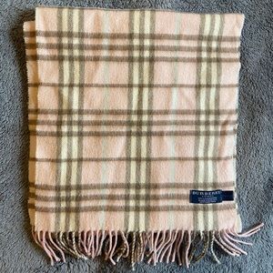 Burberry Light Pink Cashmere Scarf